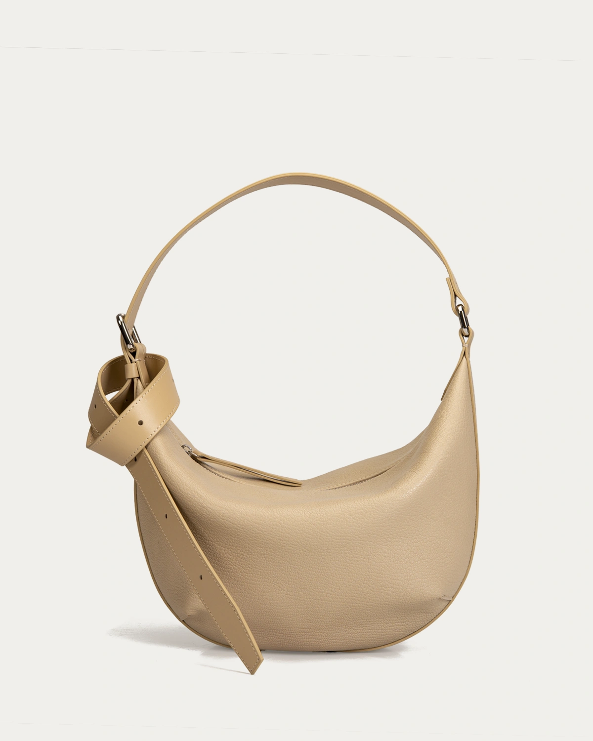 BonnyM_beige_front_w Сумка багет бежева